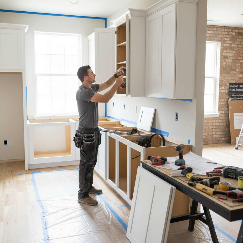 Professional cabinet installation Houston TX