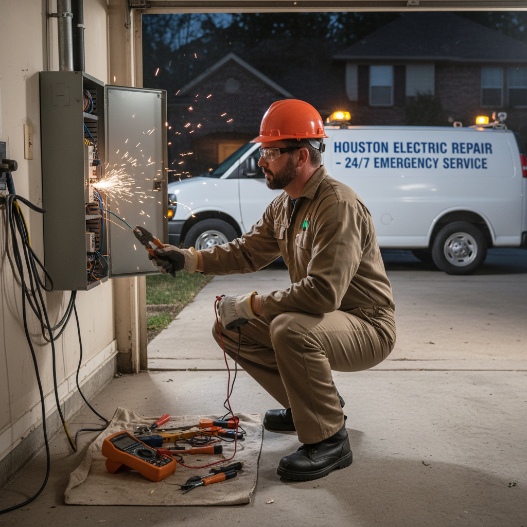 24/7 Electrical Emergency Repairs - Tell Projects Houston TX