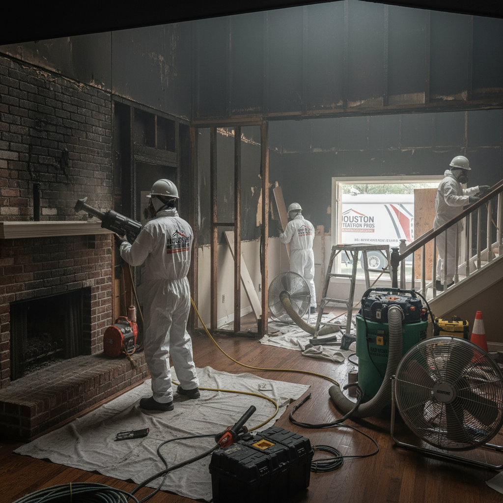 Fire & Smoke Damage Restoration - Tell Projects Houston TX