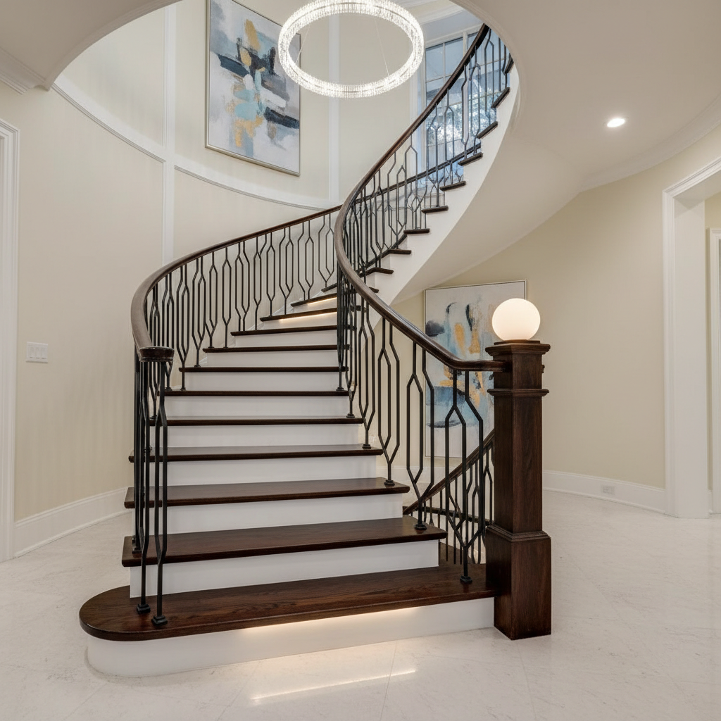 Staircase Remodeling Houston - Tell Projects Houston TX